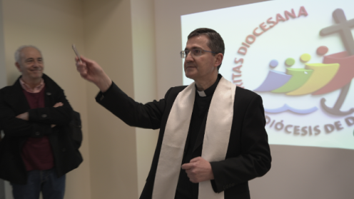 El Administrador diocesano, Gabriel-Ángel Rodríguez, ha bendecido las instalaciones. 