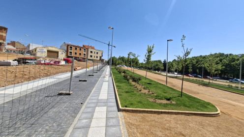 La urbanización entre las calles Regato del Anís y Río Jordán