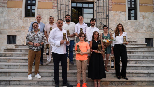 Foto de familia de esa entrega de premios