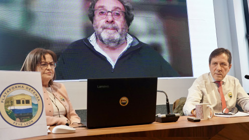 La Plataforma en Defensa del Ferrocarril de Vía Estrecha en León presenta un informe técnico-jurídico con soluciones para la integración de Feve en la ciudad