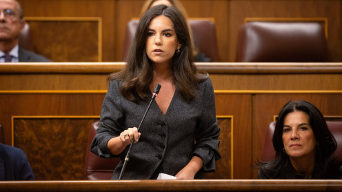 VOX. Imagen de archivo de Pepa Millán, la portavoz de VOX en el Congreso de los Diputados.