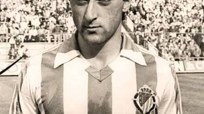 Jorge con la camiseta del Real Valladolid en los años ´80