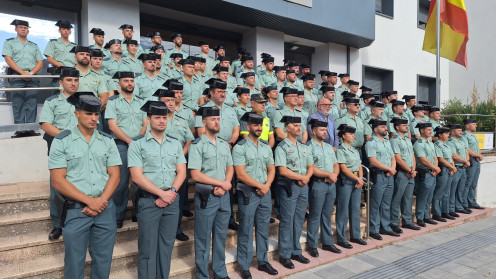 La Comandancia de la Guardia Civil de Soria incorpora a 78 agentes, 64 en su primer destino y 14 en prácticas. 