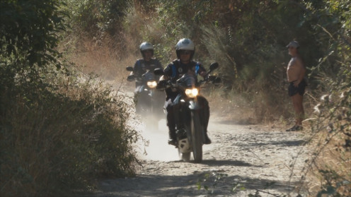 Policía Municipal en el Monte Pajariel