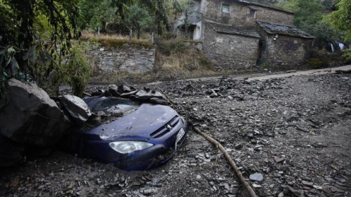 Manzanedo, el día de la tragedia (Foto: Ical)