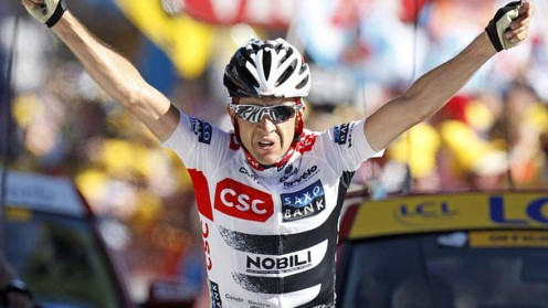 Carlos ganador en el Tour