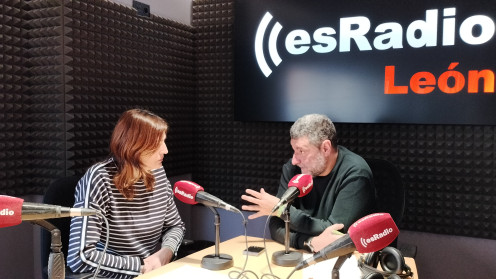 La psicóloga Marta Herreras durante la entrevista en el programa Manos Arriba