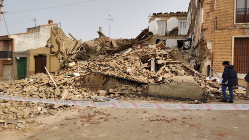 esRadio Castilla y León. Vivienda derruida en Siete Iglesias de Trabancos (Valladolid).