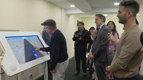 Manuel,  uno de los pacientes que se beneficia del tratamiento con el nuevo robot