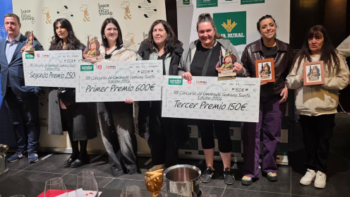 Cuadro de honor con los cinco primeros clasificados