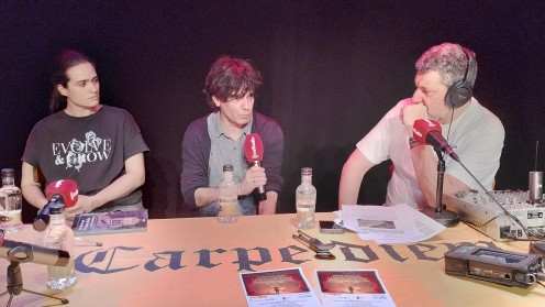 María Vidal y Jorque Quijano durante la entrevista en el programa Manos Arriba