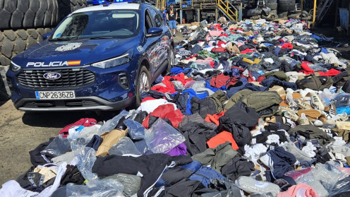 Tonelada de ropa falsificada valorada en 700.000€ 
