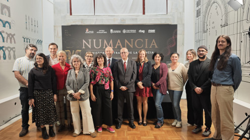 Este proyecto ha sido presentado en la sede del Museo Numantino de Soria con la participación del director general de Turismo, Ignacio Sicilia.