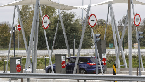 ICAL. Imagen de archivo de un peaje de Castilla y León.