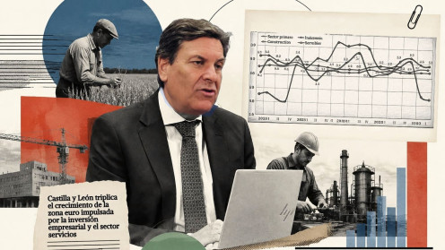 El portavoz de la Junta de Castilla y León en la rueda de prensa posterior al Consejo de Gobierno analizando los datos económicos