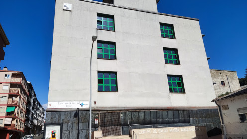 Acceso al centro de salud MarÃa Auxiliadora en la ciudad de Béjar