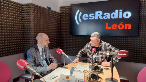 David Martín durante la entrevista en el programa Manos Arriba