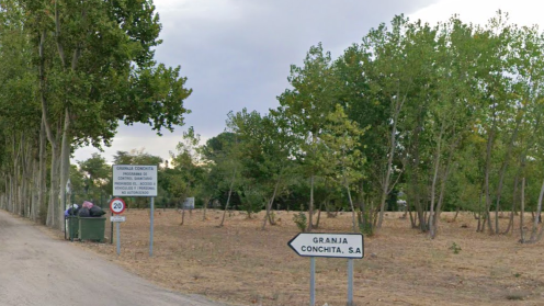Google maps. Instalaciones 'Granja Conchita' en Herrera de Duero (Valladolid).