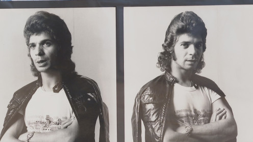 Fotografía de Camarón presentada en la exposición