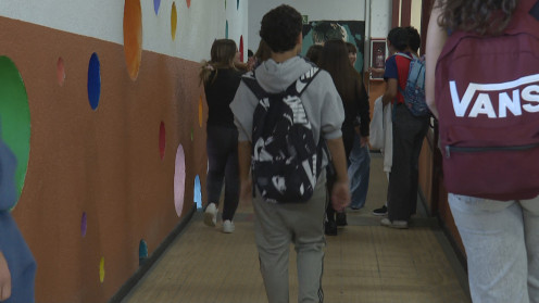 Alumnos de un instituto de Salamanca