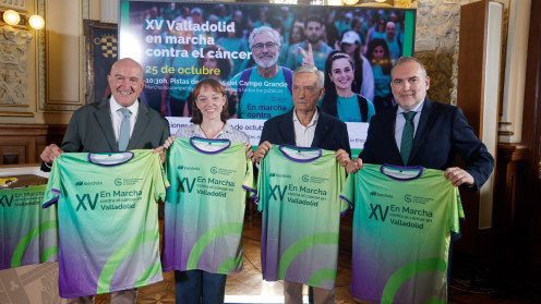 Presentación de la XV Marcha Contra el Cáncer de Valladolid.