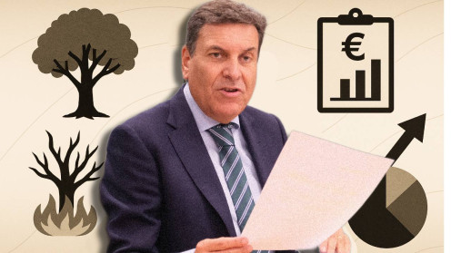 Carriedo presenta el nuevo decreto forestal junto a datos del plan de ayudas tras los incendios, en rueda de prensa tras el Consejo de Gobierno.