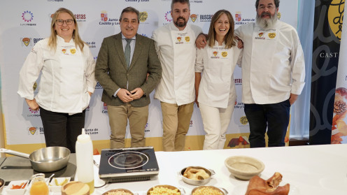 El director general del Instituto Tecnológico Agrario de Castilla y León (Itacyl), Rafael Sáez, interviene en el acto de presentación de las XXIV Jornadas Micológicas Buscasetas