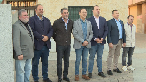 Los alcaldes de Carbajosa, Santa Marta, Guijuelo, Villamayor y Doñinos.