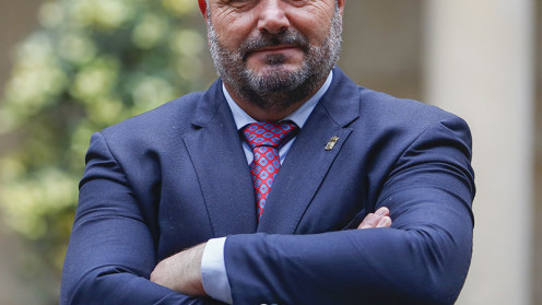 Eduardo Morán, presidente del Psoe de León
