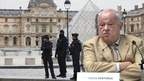 Gonzalo Santonja durante una comparecencia reciente, en la que abordó la seguridad de los museos autonómicos tras el robo en el Louvre