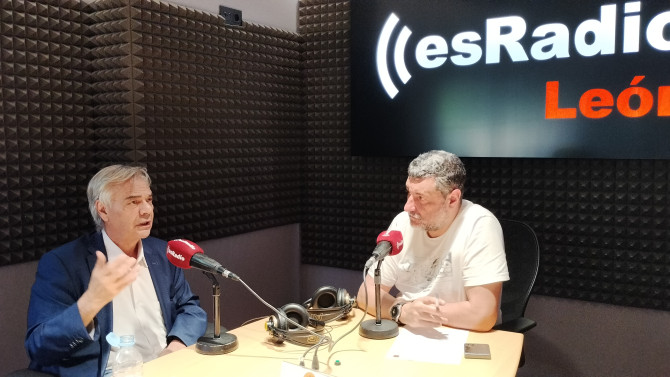 José Pedro Fernández Vázquez durante la entrevista en el programa Manos Arriba