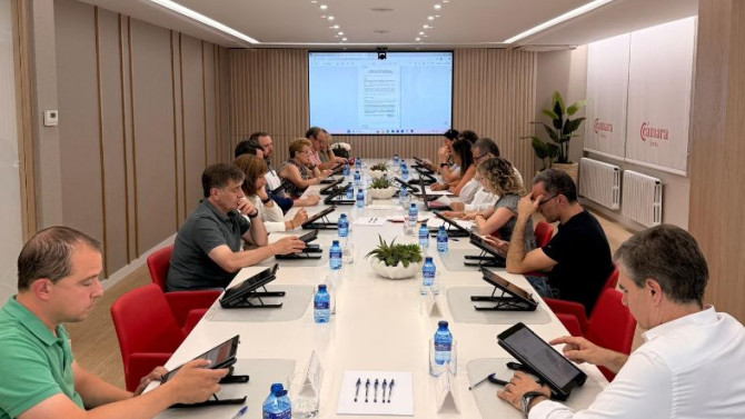 La Cámara de Comercio de Soria celebró un Pleno en el que se hizo balance de tres intensos años de legislatura
