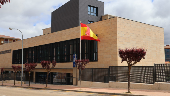 Imagen de la Comisaría de la Policía Nacional en Soria. 