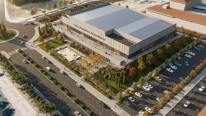 Recreación del nuevo Pabellón de Pizarrales