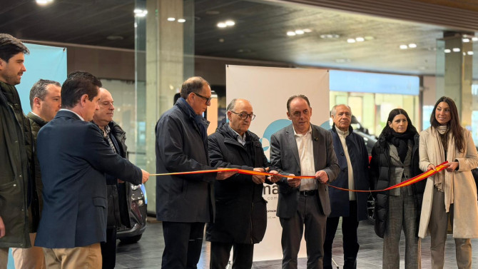 Inauguración de la decimocuarta edición de la Feria de Vehículos de Ocasión y Seminuevos de Soria. 