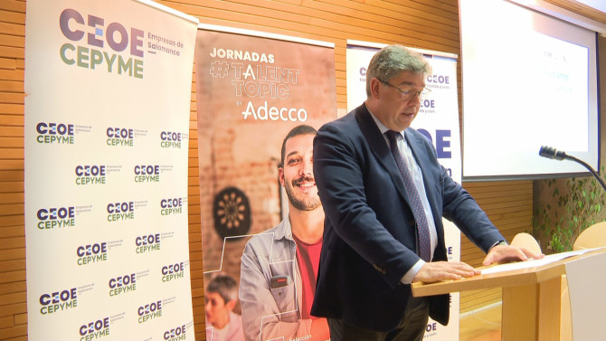 El Presidente de CEOE CEPYME Salamanca, Paulino Benito