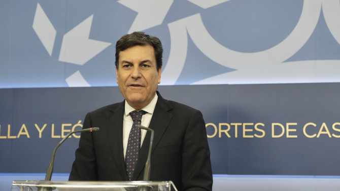 Carlos Fernández Carriedo portavoz de los populares en Castilla y León