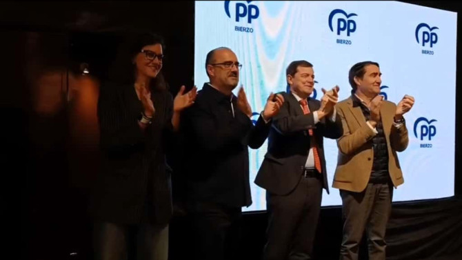 Acto del presidente de la Junta de Castilla y León en Ponferrada