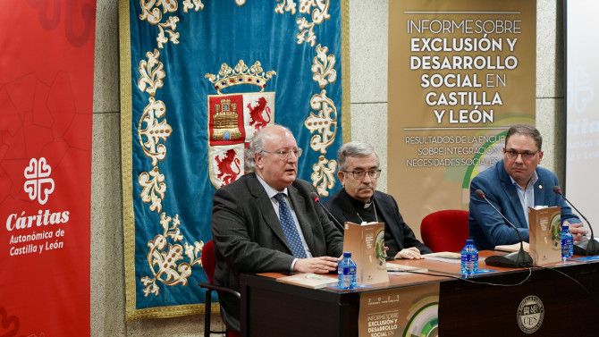 ICAL. Cáritas Castilla y León y la Fundación Foessa presentan el informe sobre pobreza 2024.