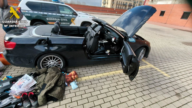 La Guardia Civil intercepta en Salamanca casi 20 kilos de drogas ocultos como chocolatinas