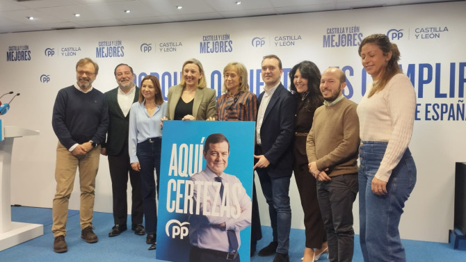 esRadio CyL. El Partido Popular de Castilla y León presenta su lema de campaña: "Aquí, certezas".