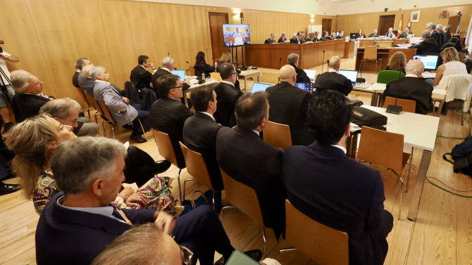 ICAL. Imagen de archivo del interior de la Audiencia Provincial de Valladolid durante la celebración de un juicio.