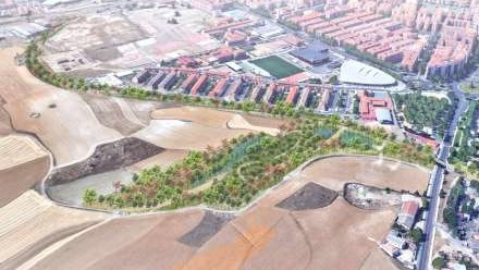 Recreación del proyecto en la zona del