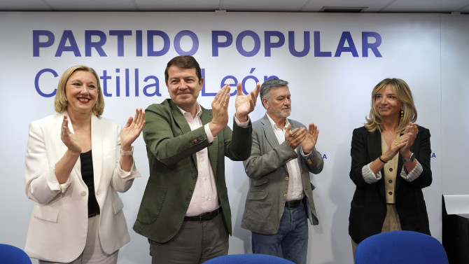 ICAL | Rubén Cacho - El presidente del PP de Castilla y León, Alfonso Fernández Mañueco, clausura la Junta Directiva Autonómica del Partido Popular de Castilla y León.