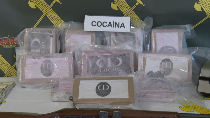 Cocaína incautada por la Guardia Civil de Salamanca
