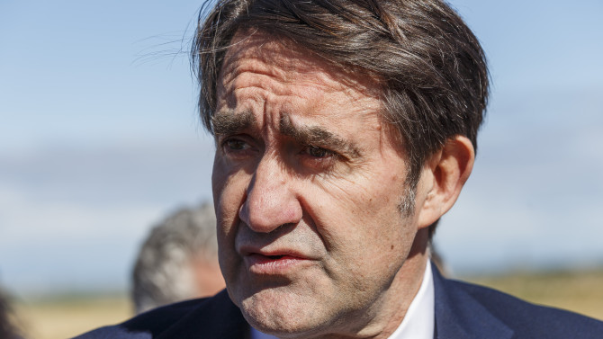 ICAL. El consejero de Medioambiente, Vivienda y Ordenación del Territorio, Juan Carlos Suárez-Quiñones, en un acto en Segovia.