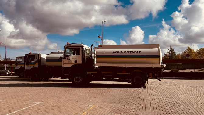 Los camiones cisterna de la Diputación provincial de Soria han repartido a lo largo del año 2025 un total de 3.147.000 litros de agua potable. 