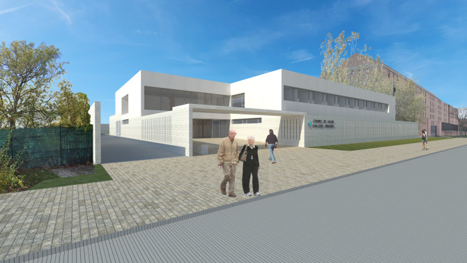 Recreación del nuevo centro de salud San José - El Zurguén