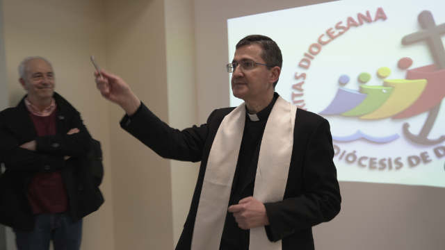 El Administrador diocesano, Gabriel-Ángel Rodríguez, ha bendecido las instalaciones. 