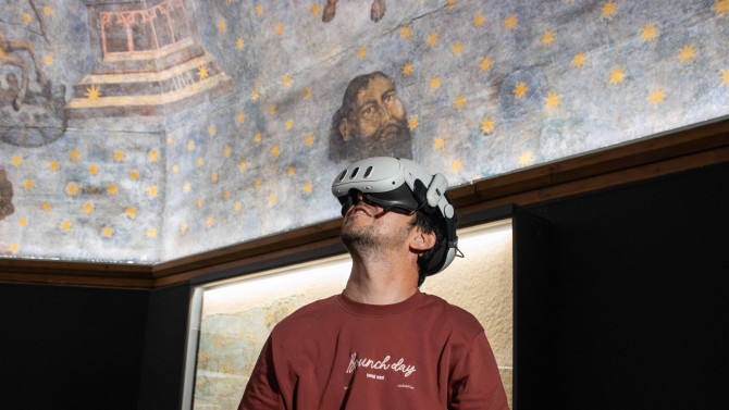 Un visitante probado la nueva experiencia del Cielo de Salamanca